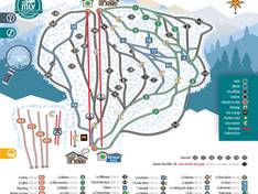 Mappa delle piste Mont Lac-Vert - Hébertville