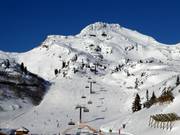 Seekarspitzbahn - 8pers.| Seggiovia ad alta velocità (ad agganc. autom.) con cupola di prot. e riscald. sedile