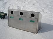 Raccolta differenziata dei rifiuti nell’area sciistica