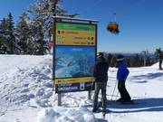 Segnaletica inclusa mappa delle piste