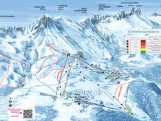 Mappa delle piste Albiez-Montrond
