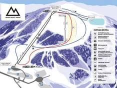 Mappa delle piste Beskid Sport Arena (Szczyrk)