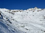 Vista dal Col du Pouce verso il Roc d'Orzival