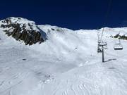 Pendio freeride presso la seggiovia Lai Alv