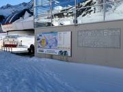 Tabellone informativo presso la HoheMutBahn