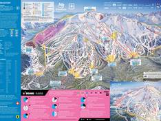 Mappa delle piste Mammoth Mountain