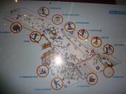 Mappa panoramica della ski hall