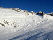 Vista sulle discese lato ovest del Tunnel
