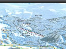 Mappa delle piste Soláň - Bzové