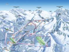 Mappa delle piste Ceillac en Queyras