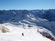 Partenza dalla stazione a monte Nebelhorn