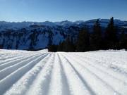 Pista preparata nell’area sciistica Grasgehren