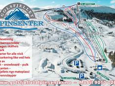 Mappa delle piste Golsfjellet