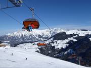 Siller-Keat - 6pers.| Seggiovia ad alta velocità (ad agganc. autom.) con cupola di prot. e riscald. sedile