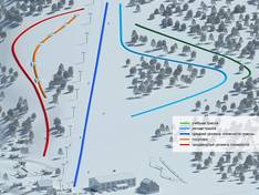 Mappa delle piste Nord Star - Murmansk