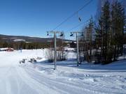 Dubbelliften 2 - Skilift con T-bar/ancora