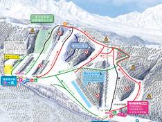 Mappa delle piste Shirakaba 2in1