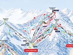Mappa delle piste Zauchensee/Flachauwinkl