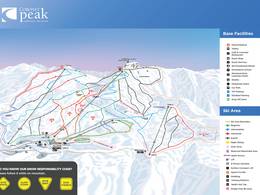 Mappa delle piste Coronet Peak