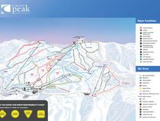 Mappa delle piste Coronet Peak