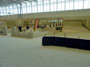 Terreno pianeggiante all'ingresso della ski hall