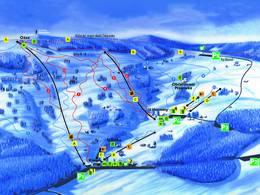 Mappa delle piste Paseky nad Jizerou