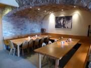 Grandi tavoli e volta in muratura nel Käsker