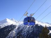 Galzigbahn - 24pers.| Funitel - Cabinovia a moto continuo con 2 funi portanti parallele molto distanziate 