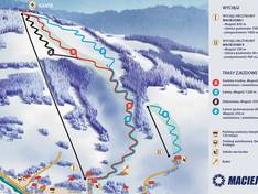 Mappa delle piste Maciejowa - Rabka-Zdrój