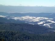 Vista dall'Arber verso la località di Lam