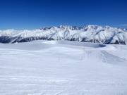 Lago di accumulo nell’area sciistica Bellwald