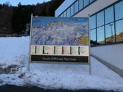 Tabellone informativo a Predazzo