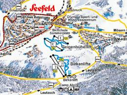 Mappa delle piste Birkenlift