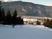 Parte superiore della pista