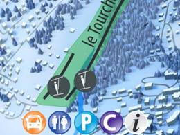 Mappa delle piste Le Tourchet