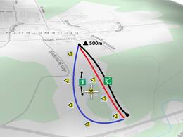 Mappa delle piste Schorrberg - Bad Marienberg