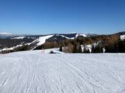 Vista dalla Martinella sul Sommo Alto fino al Passo Coe