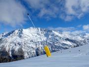 Cannone da neve a La Thuile