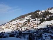 Vista sulle sistemazioni a S. Cristina