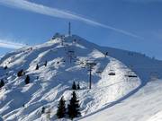 Terreno freeride presso la Cima Paganella