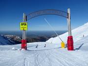 Accesso alle piste con informazioni