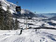 Pista a gobbe sotto la seggiovia combinata Rittisberg