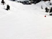 Pista blu Combe sopra la seggiovia Combe Grosse