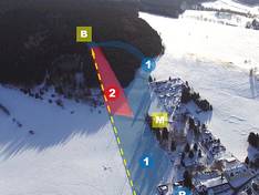 Mappa delle piste Schießberg - Crottendorf