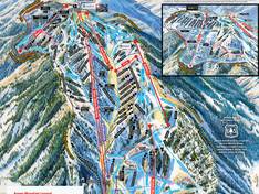 Mappa delle piste Aspen Mountain