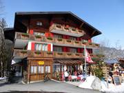 Hotel Bodenwald sulla pista a valle verso Grindelwald