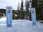 Pista da gara per bambini nell’area sciistica di Åre