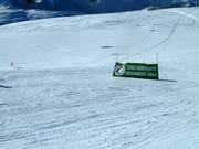 Le aree per principianti sono ampie e ben segnalate.