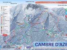 Mappa delle piste Cambre d'Aze - Eyne/Saint-Pierre-dels-Forcats