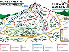 Mappa delle piste Monte Amiata